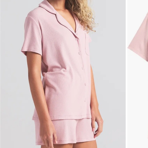 skims Soft Lounge Short Sleep Set - Picture 3 of 4